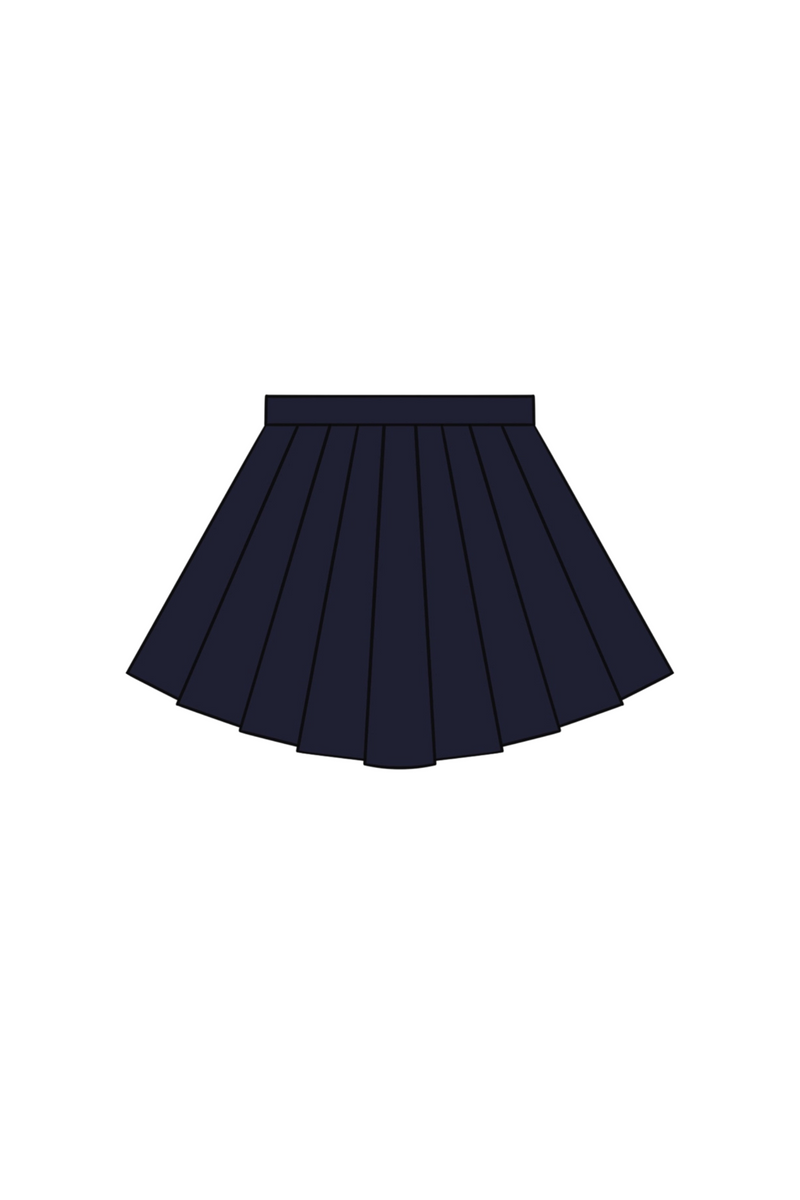 Animation Heroine Sailor Top + Pleated Skirt + Leg Covers