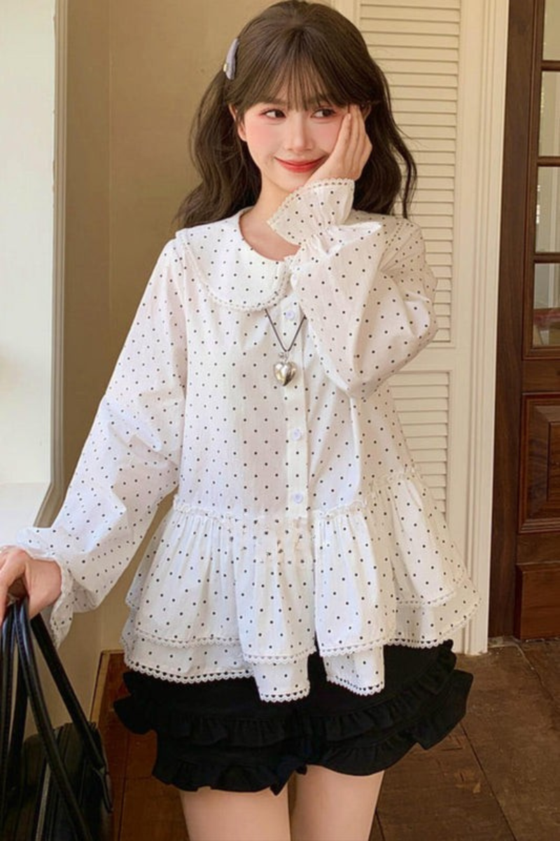 Pure Polka Dot Blouse