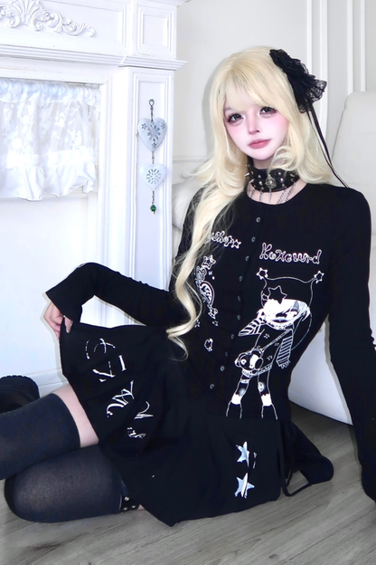 Gothic Girl Slim Slimming Top