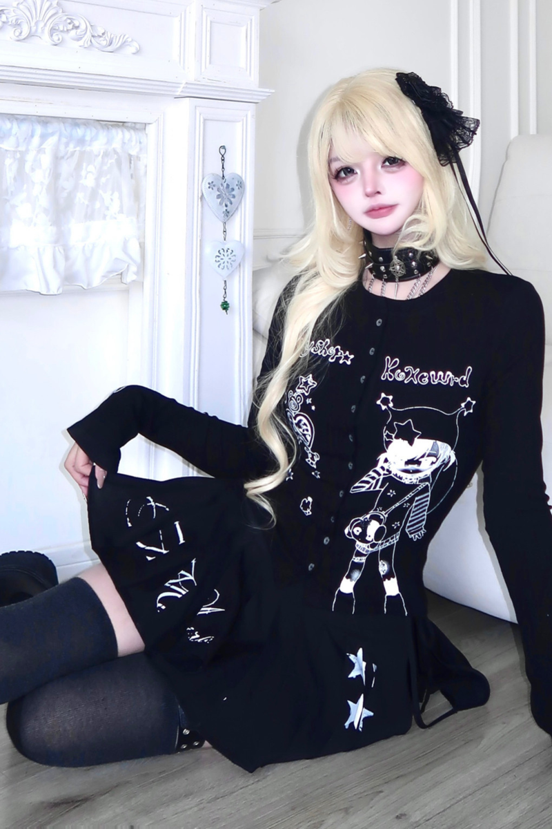 Gothic Girl Slim Slimming Top