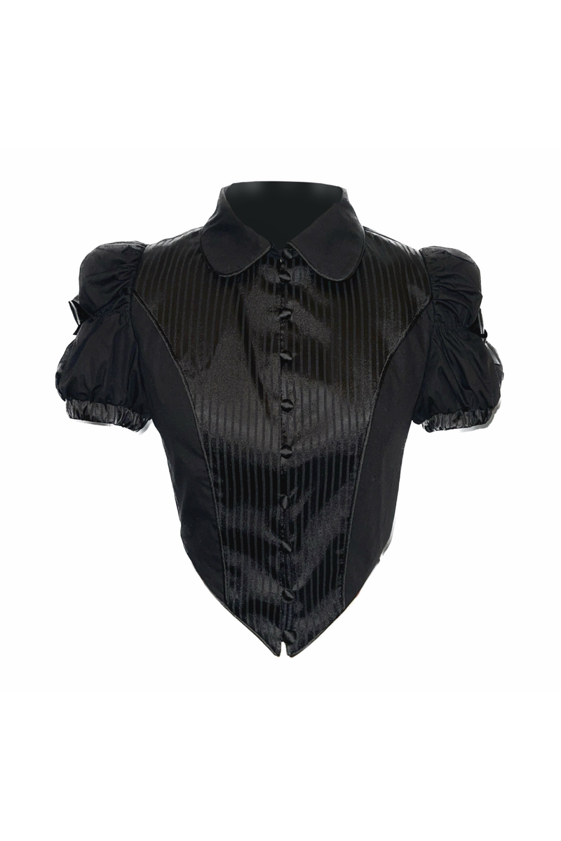 Spider Web French Blouse + Long Skirt