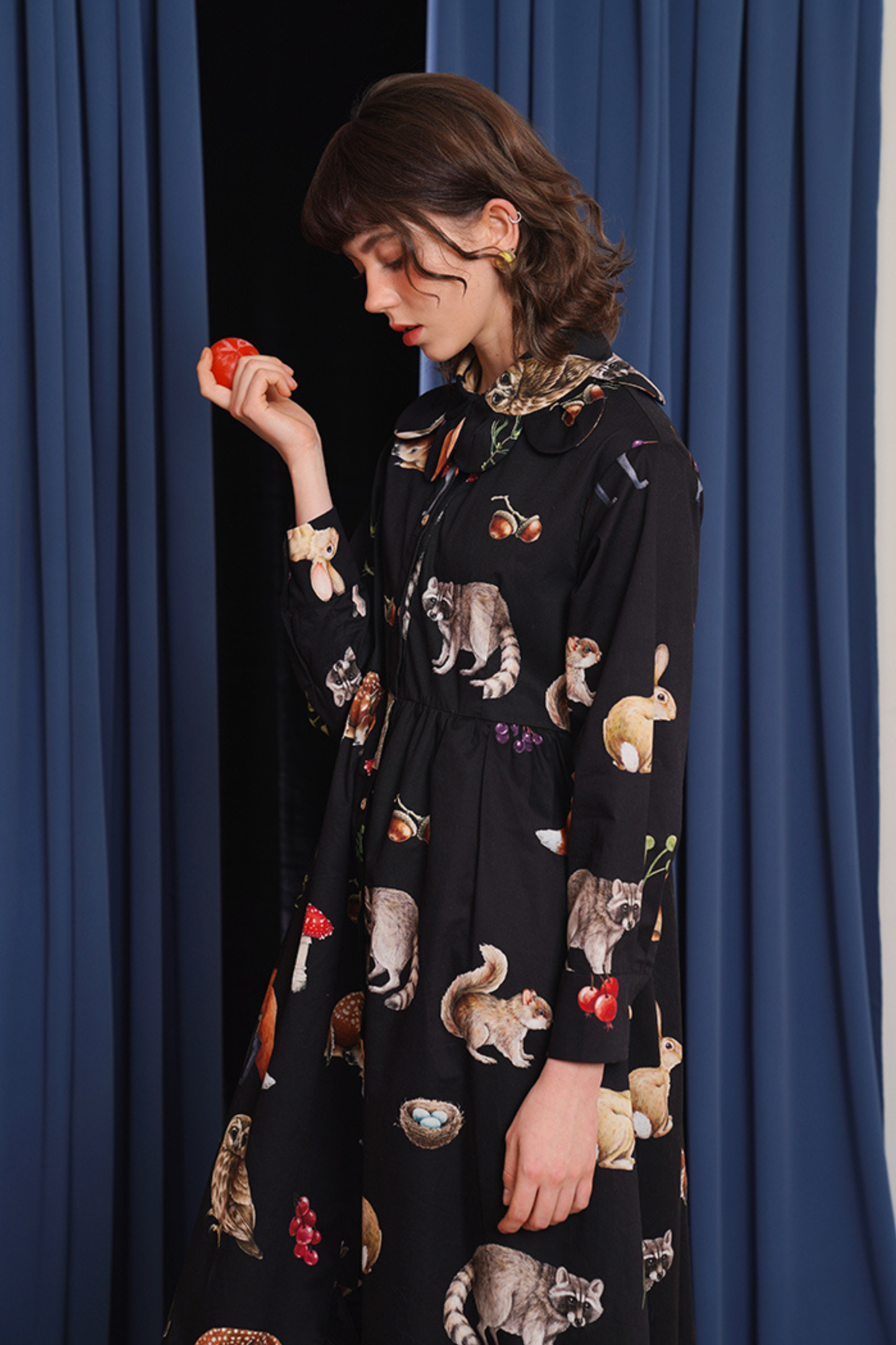 Animal Print Classic Art Style Loose Dress