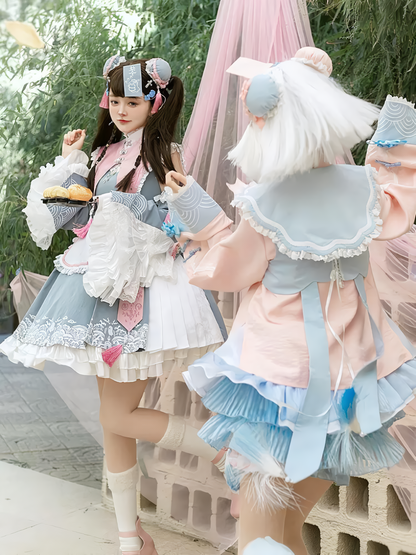 Pastel Jiangshi Chinese-style Lolita Full Set
