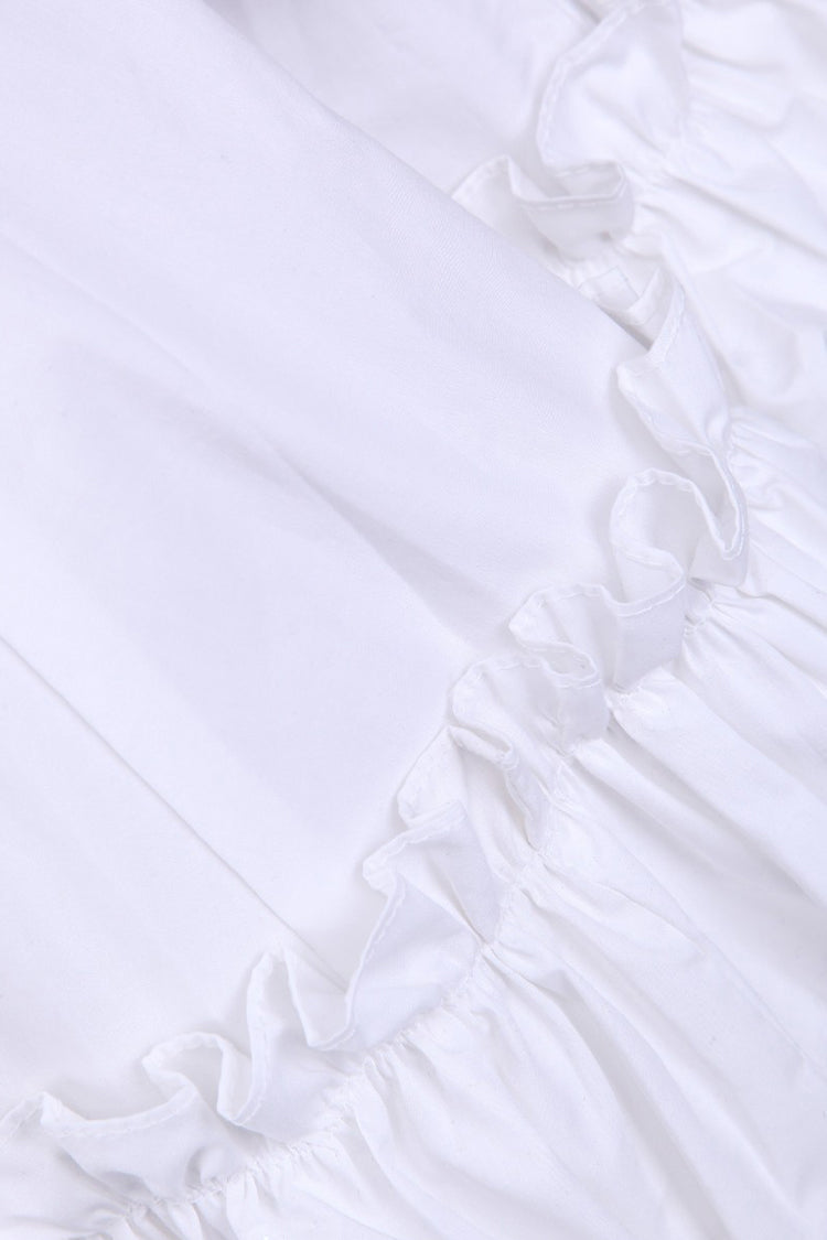 Black/white Cotton Multi-layer Bowknot Cardigan Classic Lolita Dress
