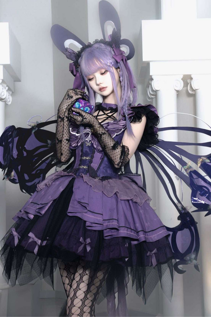 Magic Wand Butterfly Fairy Dress + Full Set + Accessories