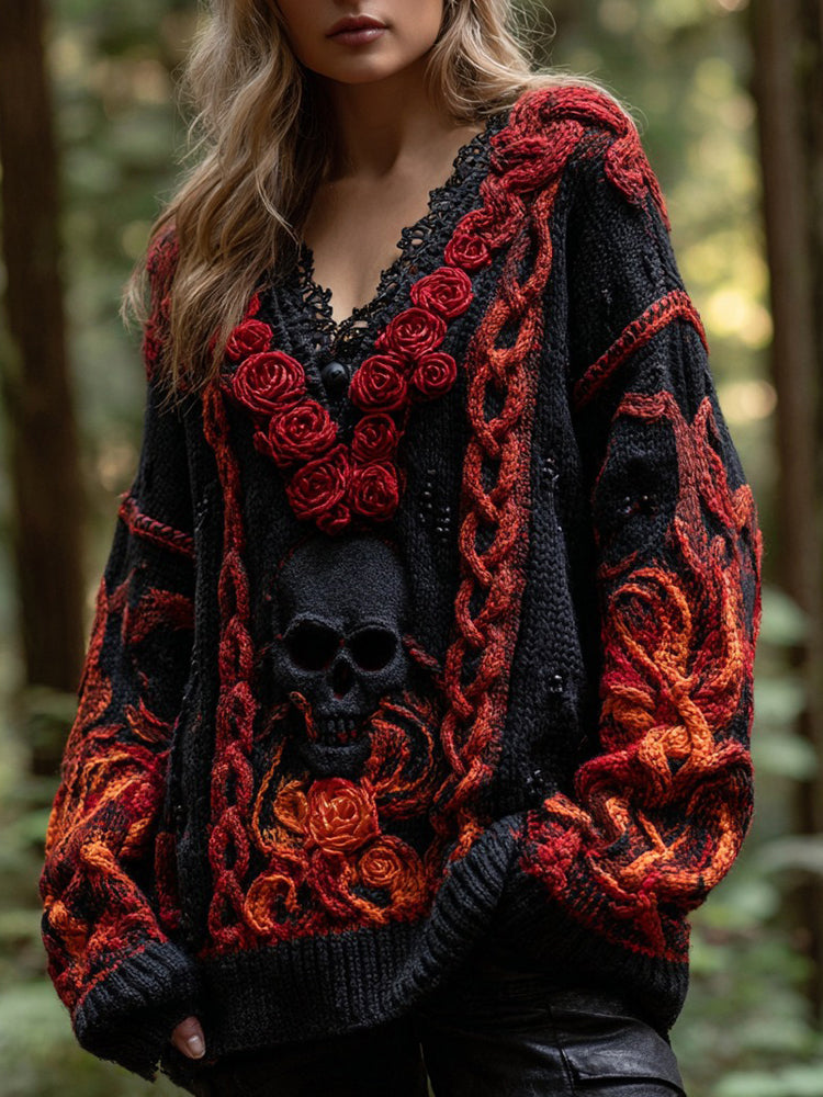 Classic Vintage Sweater with a Flattering Fit