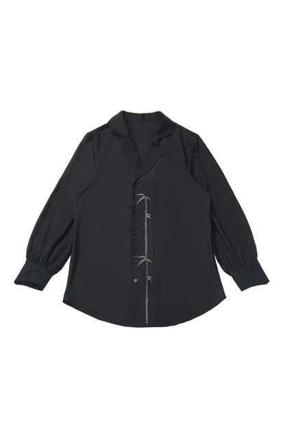 Bamboo Embroidery Shirt Set