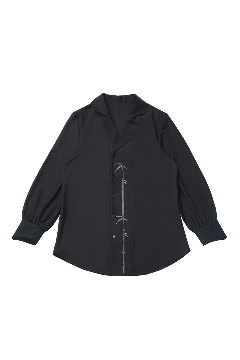Bamboo Embroidery Shirt Set
