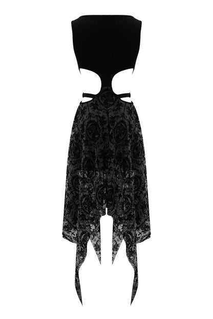 Lace Cameo Butterfly Dress