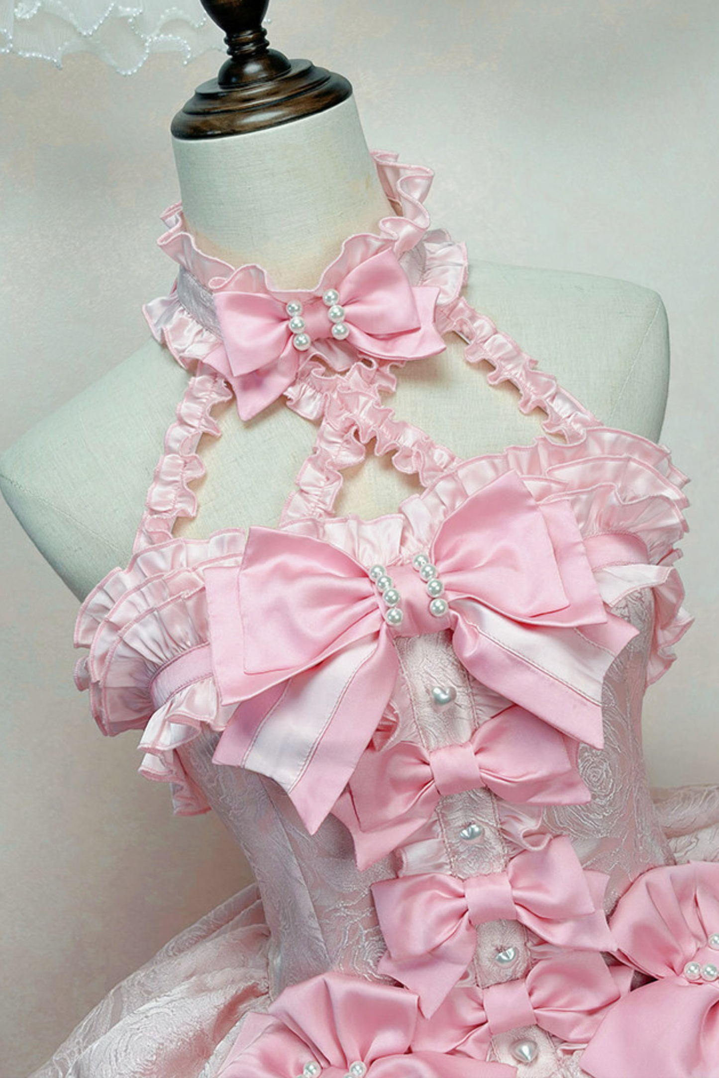 [pre-order Deadline: April 3] Sweet Ruffled Lolita Princess Ribbon Dress