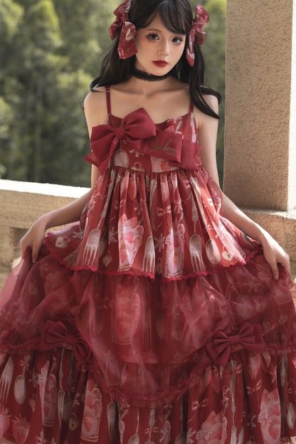 Strawberry Box Lolita Camisole Dress