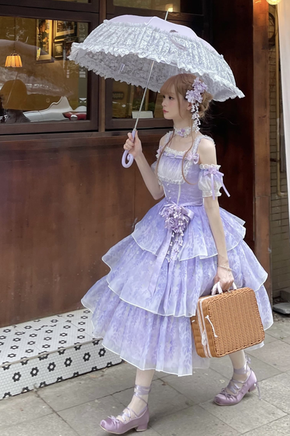 [pre-order] Ballet Style Dress + Hat + Headband + Ribbon Tail