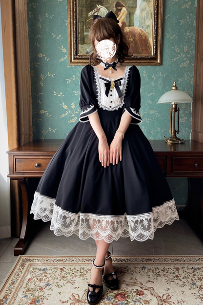 Retro Lace Classic Lolita Dress