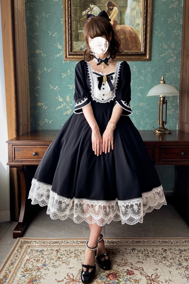 Retro Lace Classic Lolita Dress