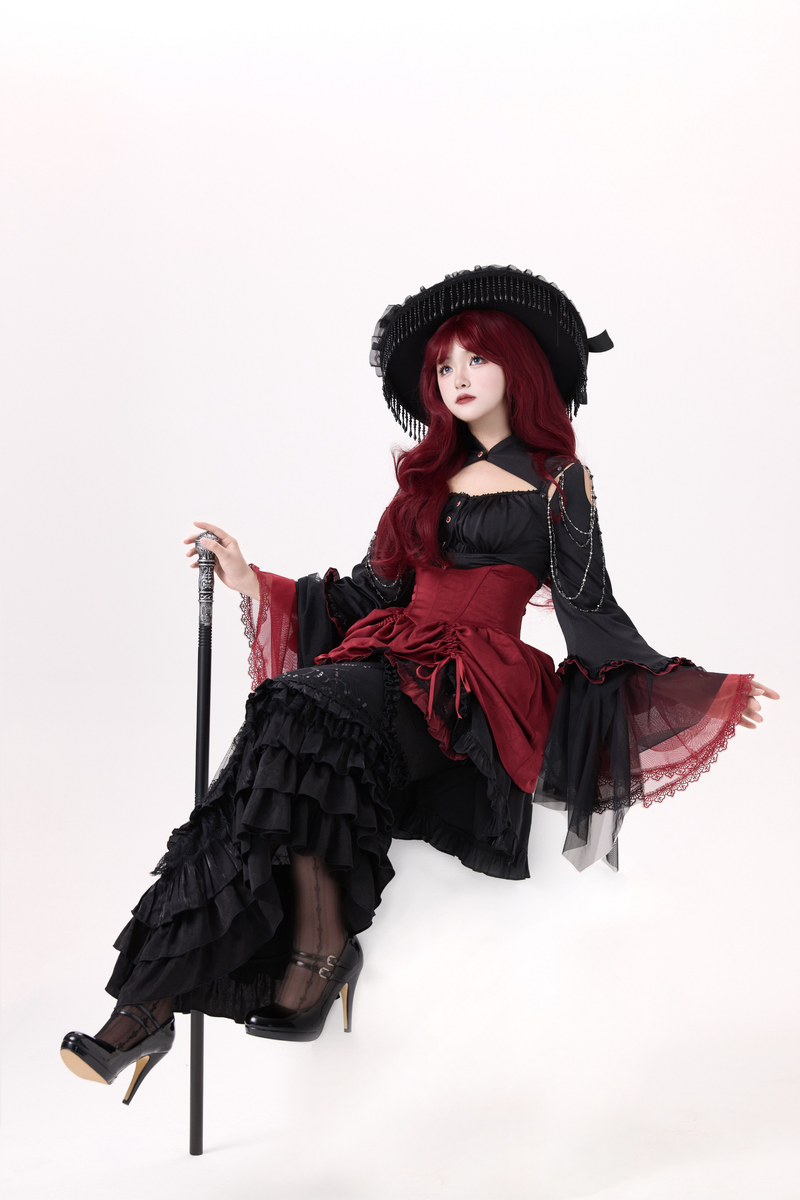 Dark Flower Gothic Lolita Set