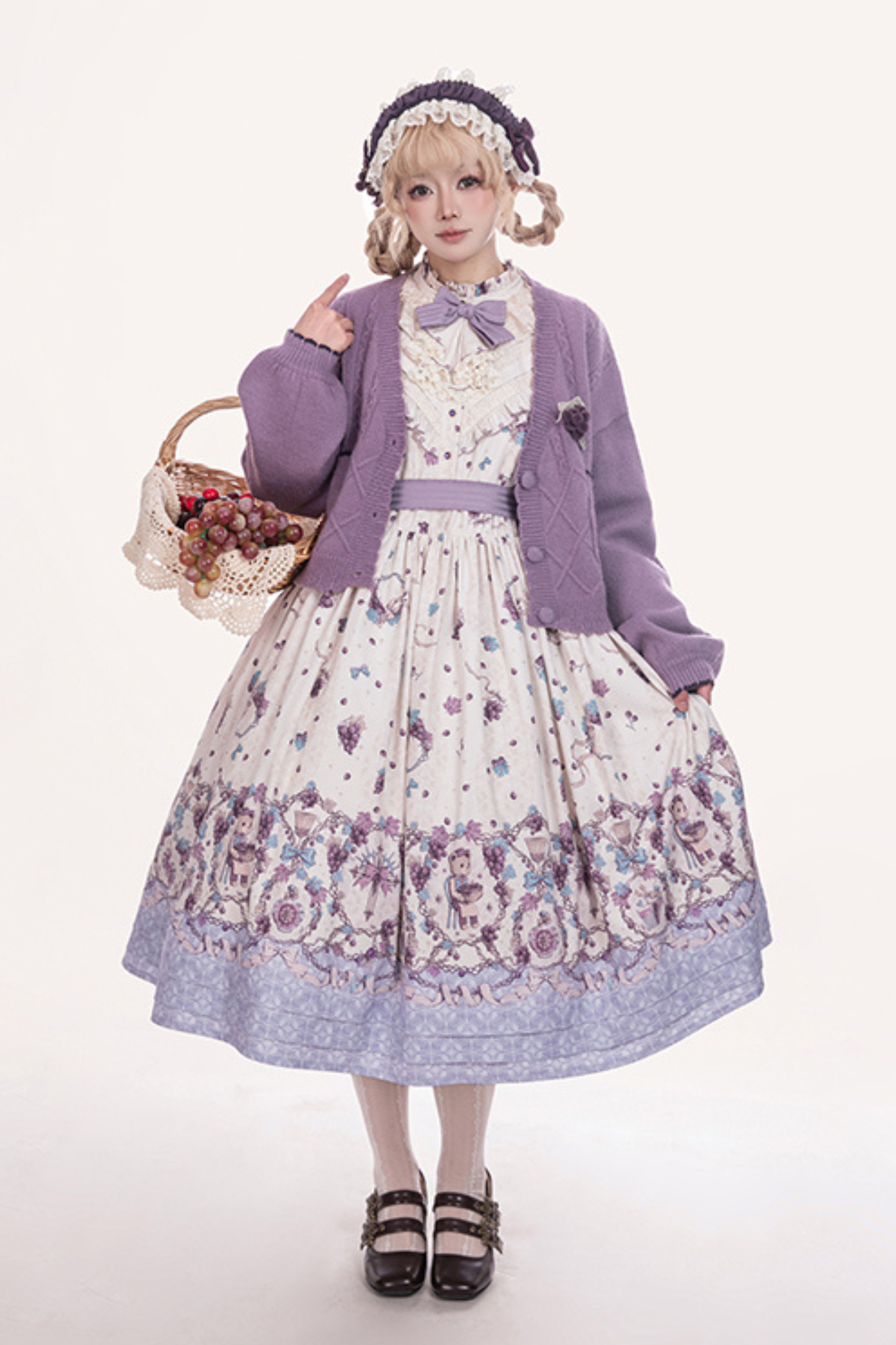 Winery Retro Bear Lolita Dress