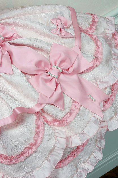 [pre-order Deadline: April 3] Sweet Ruffled Lolita Princess Ribbon Dress