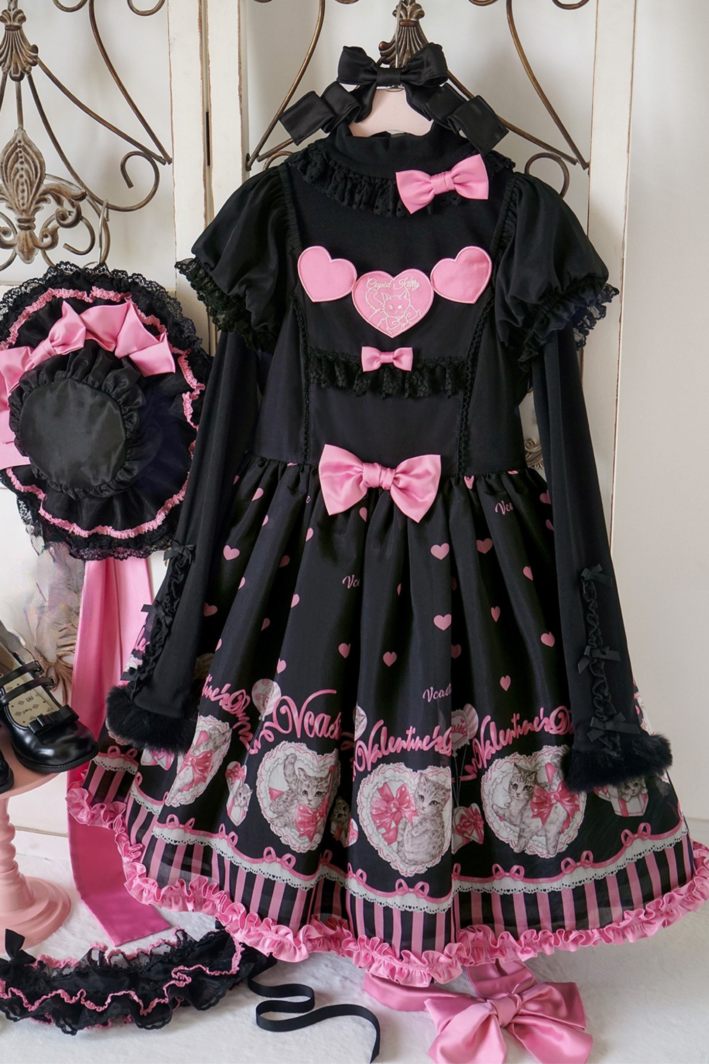 Sweet Girly Cat Jsk + Dress
