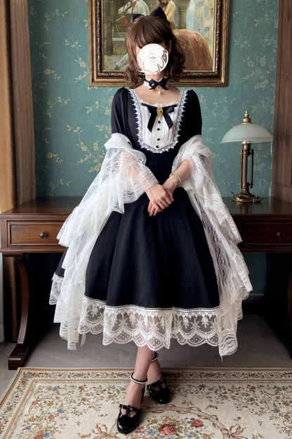Retro Lace Classic Lolita Dress