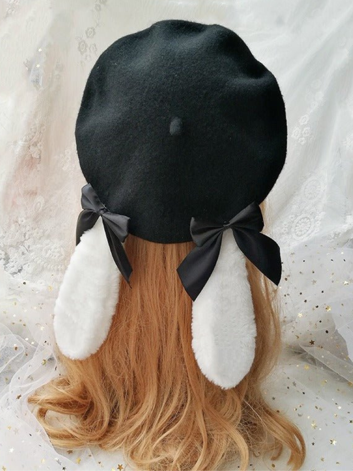 Rabbit Ears Bow Beret