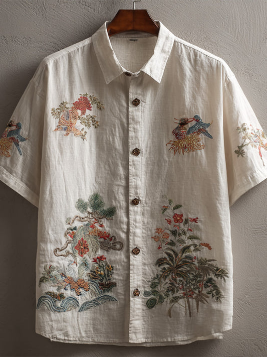 Subtly Elegant Shirt with a Refined Vintage Look