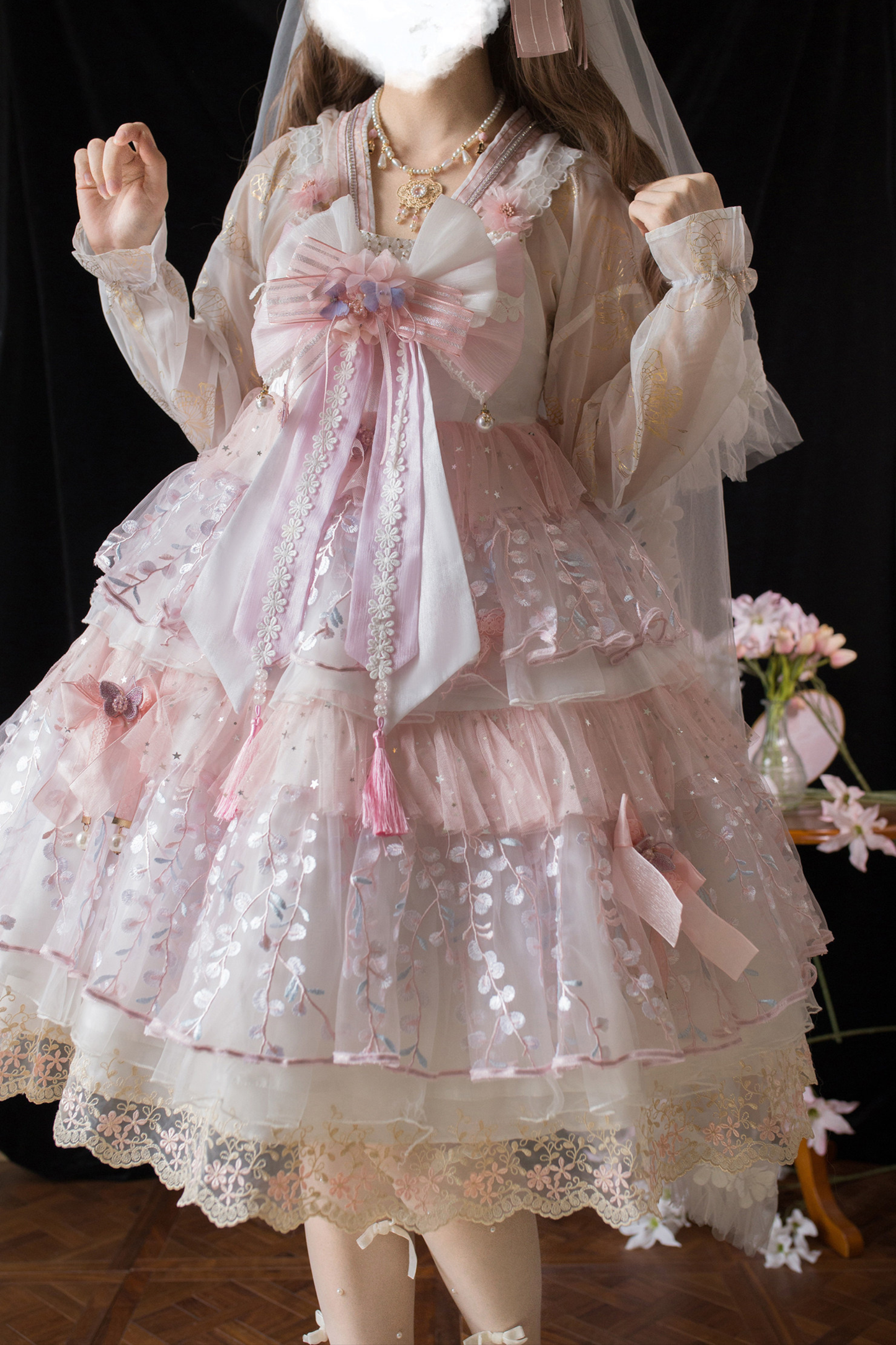 Sakura Sweet Chinese-style Lolita Dress