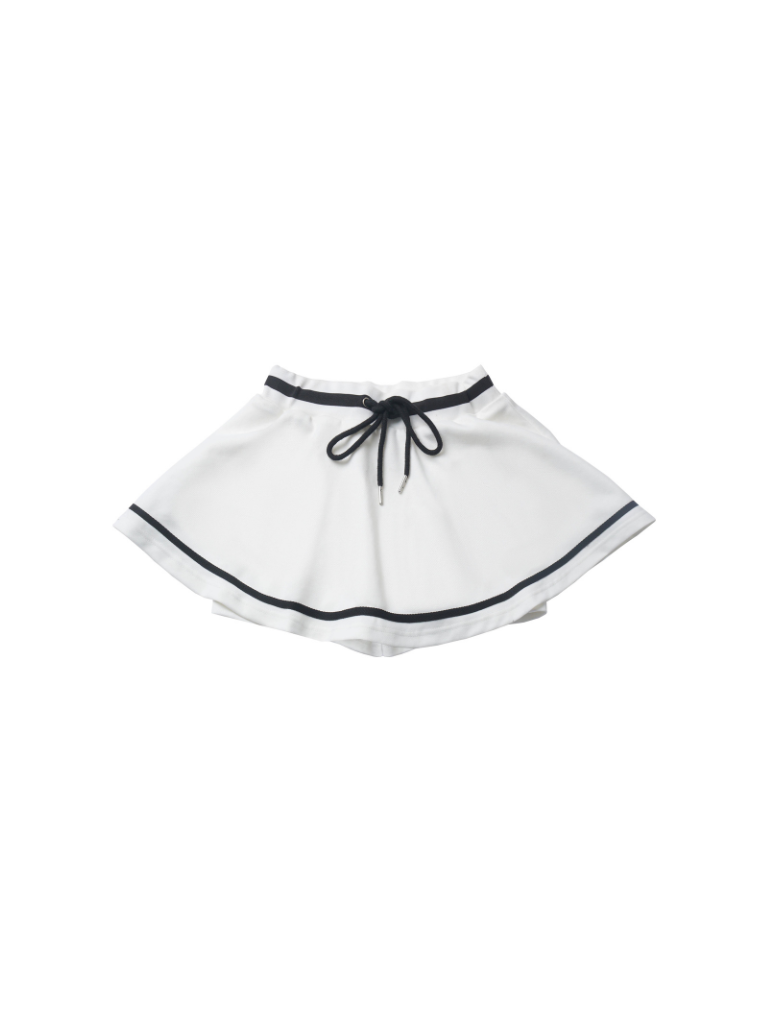 Sporty Mix Top + Hooded Hoodie + Camisole + Culottes