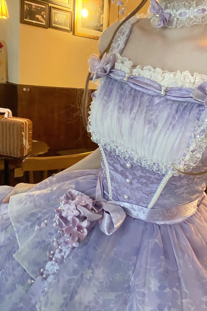 [pre-order] Ballet Style Dress + Hat + Headband + Ribbon Tail