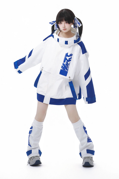 Subculture Cyber Mode Jacket + Shorts + Leg Warmers + Hair Accessories