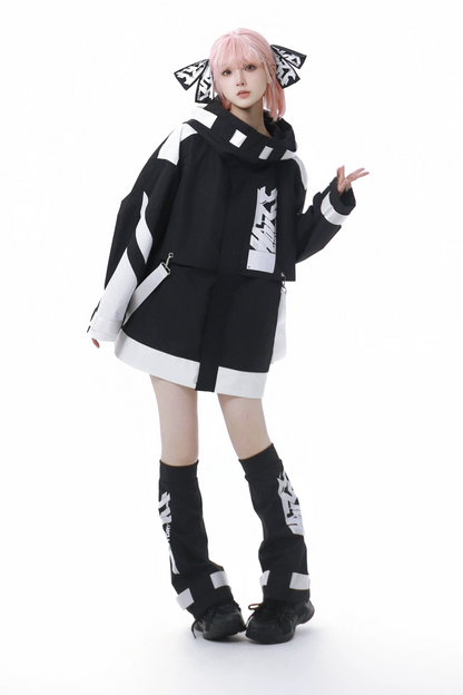 Subculture Cyber Mode Jacket + Shorts + Leg Warmers + Hair Accessories