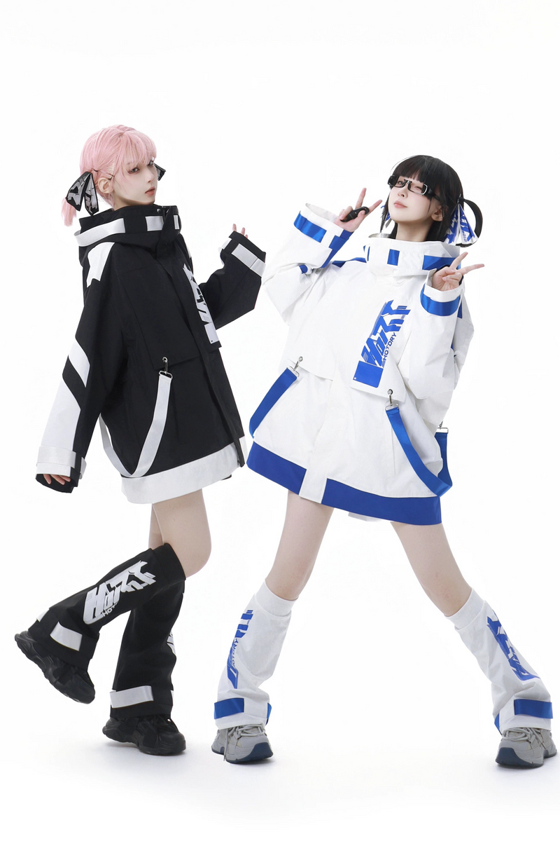 Subculture Cyber Mode Jacket + Shorts + Leg Warmers + Hair Accessories