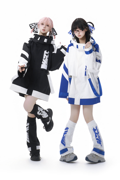 Subculture Cyber Mode Jacket + Shorts + Leg Warmers + Hair Accessories