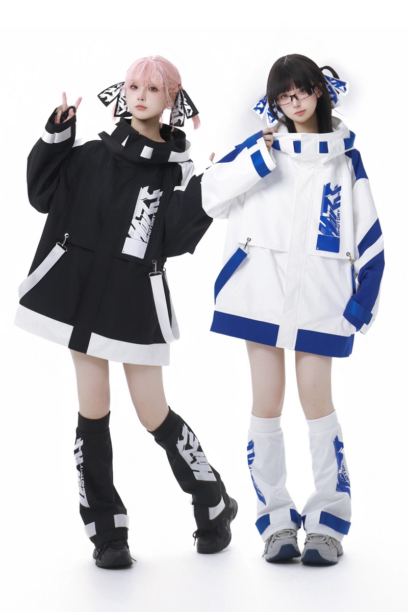 Subculture Cyber Mode Jacket + Shorts + Leg Warmers + Hair Accessories