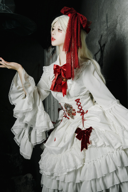 Moon River Gothic Skirt + Cape + Top + Bow