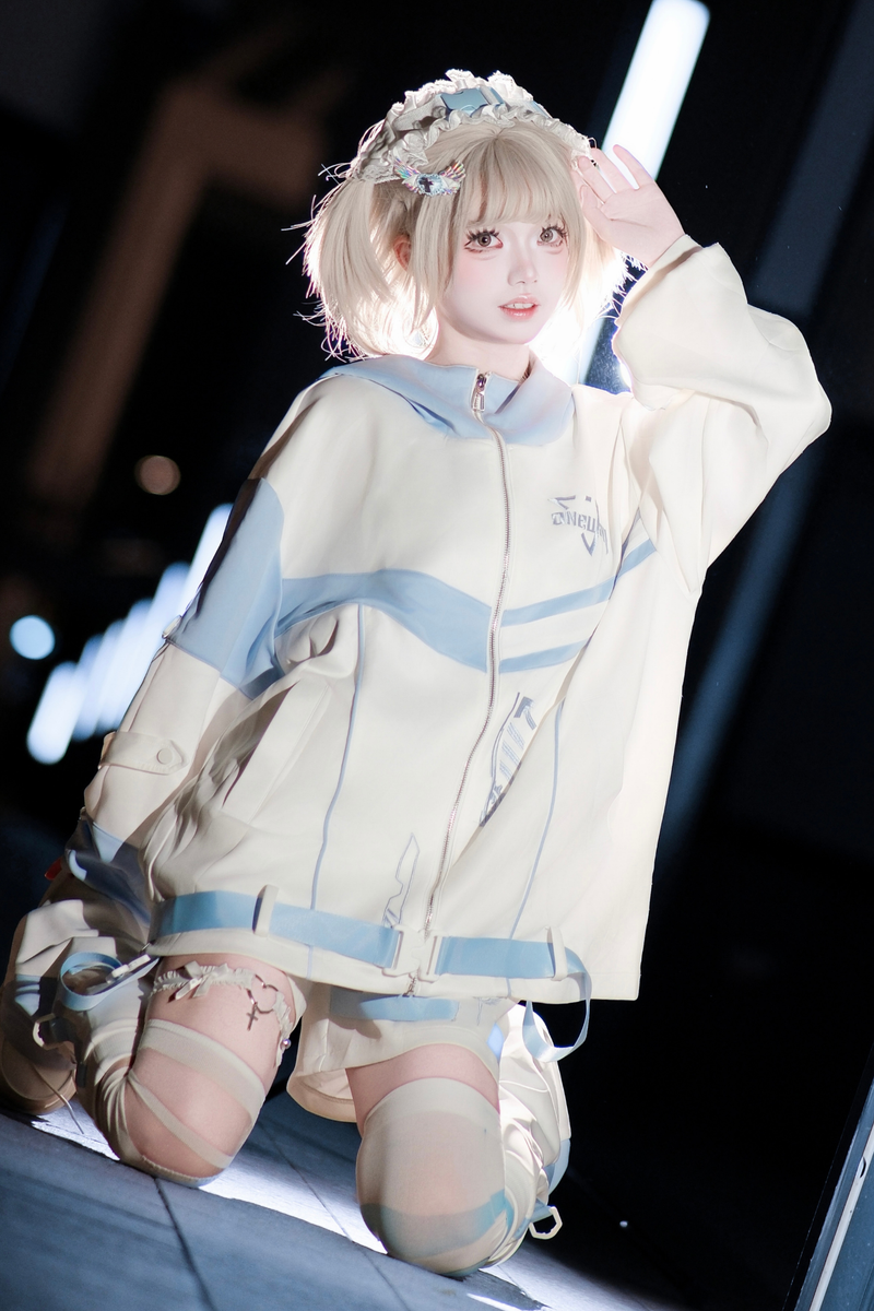 Cyber Subculture Jersey Jacket + Shorts + Leg Covers