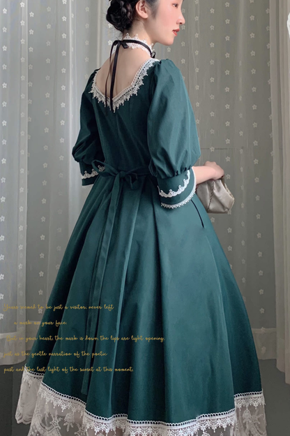 Retro Lace Classic Lolita Dress