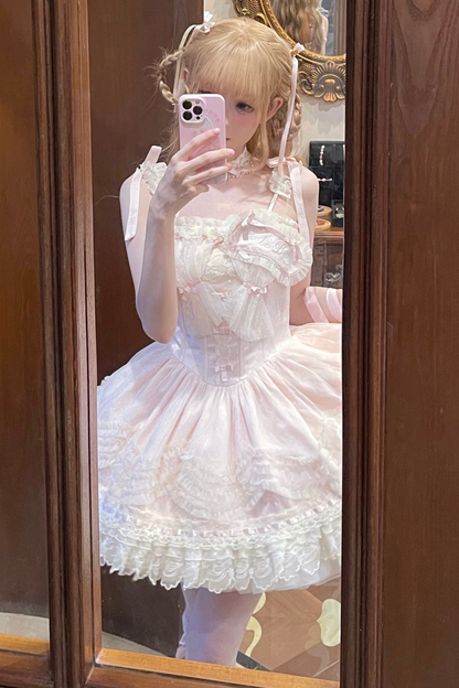 Sweet Jenny Lolita Jumper Skirt + Necklace + Hat + Headband