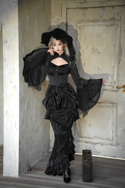 Dark Flower Gothic Lolita Set