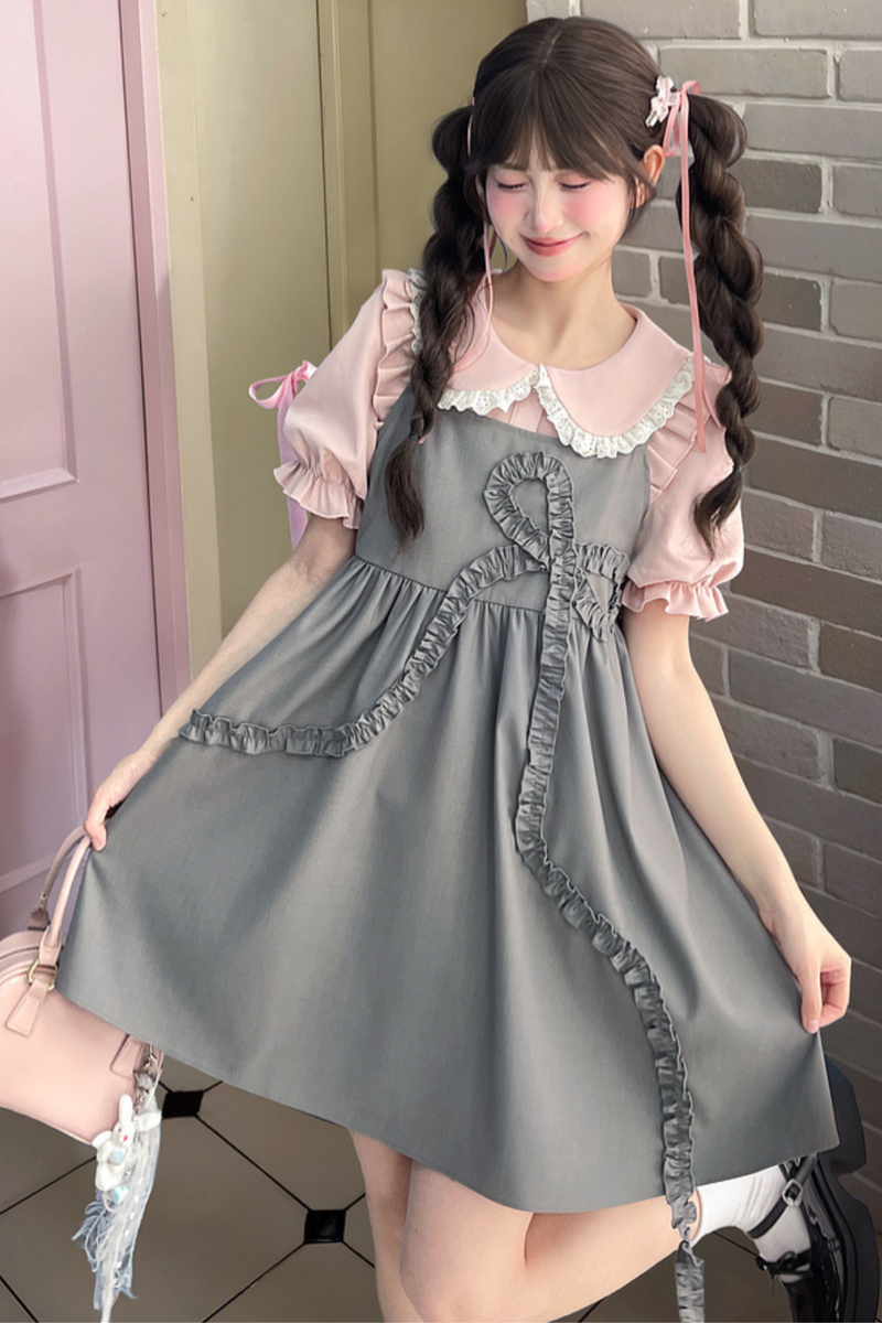 Girly Grey Pink Set