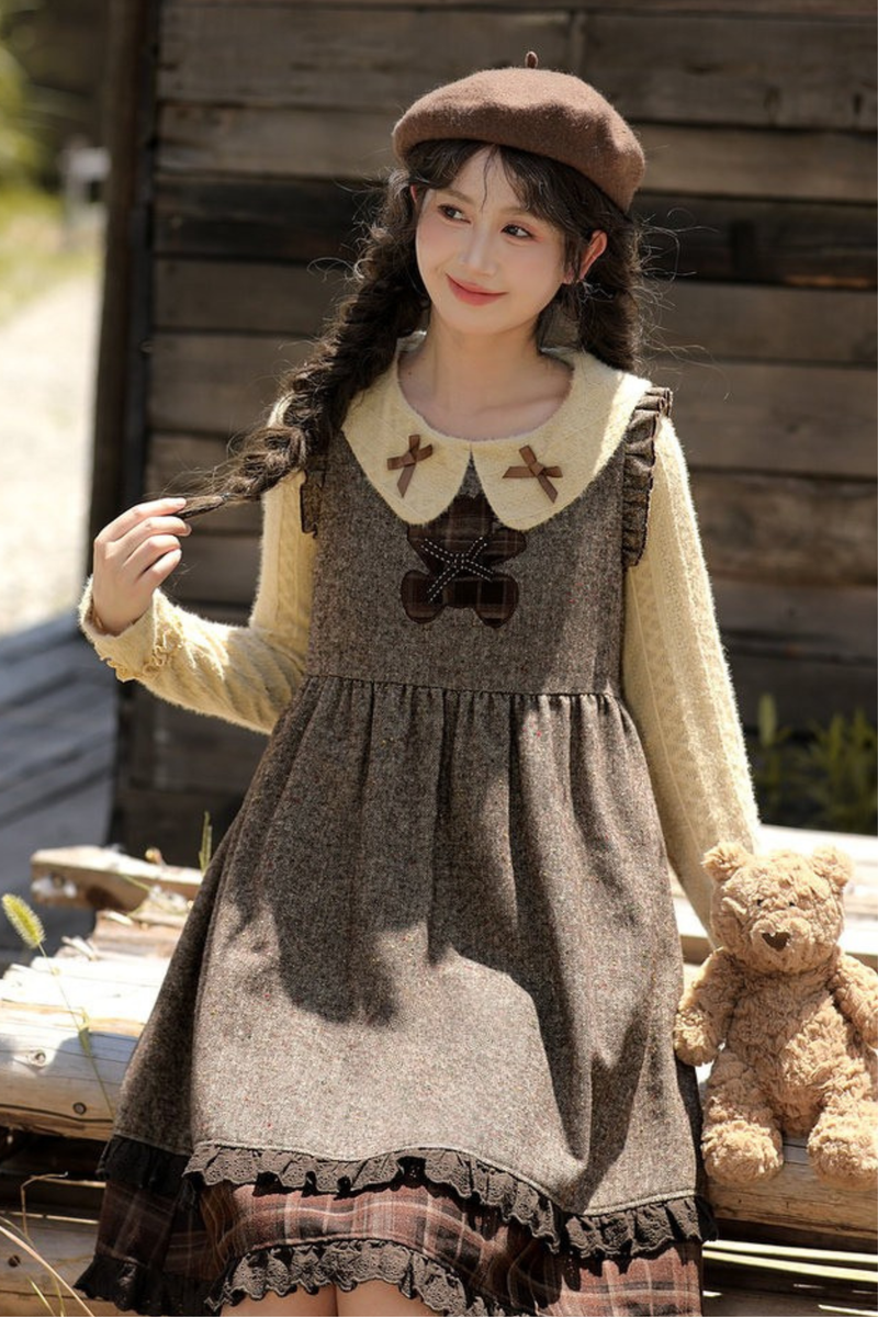 Retro Plaid Dress + Retro Doll Top