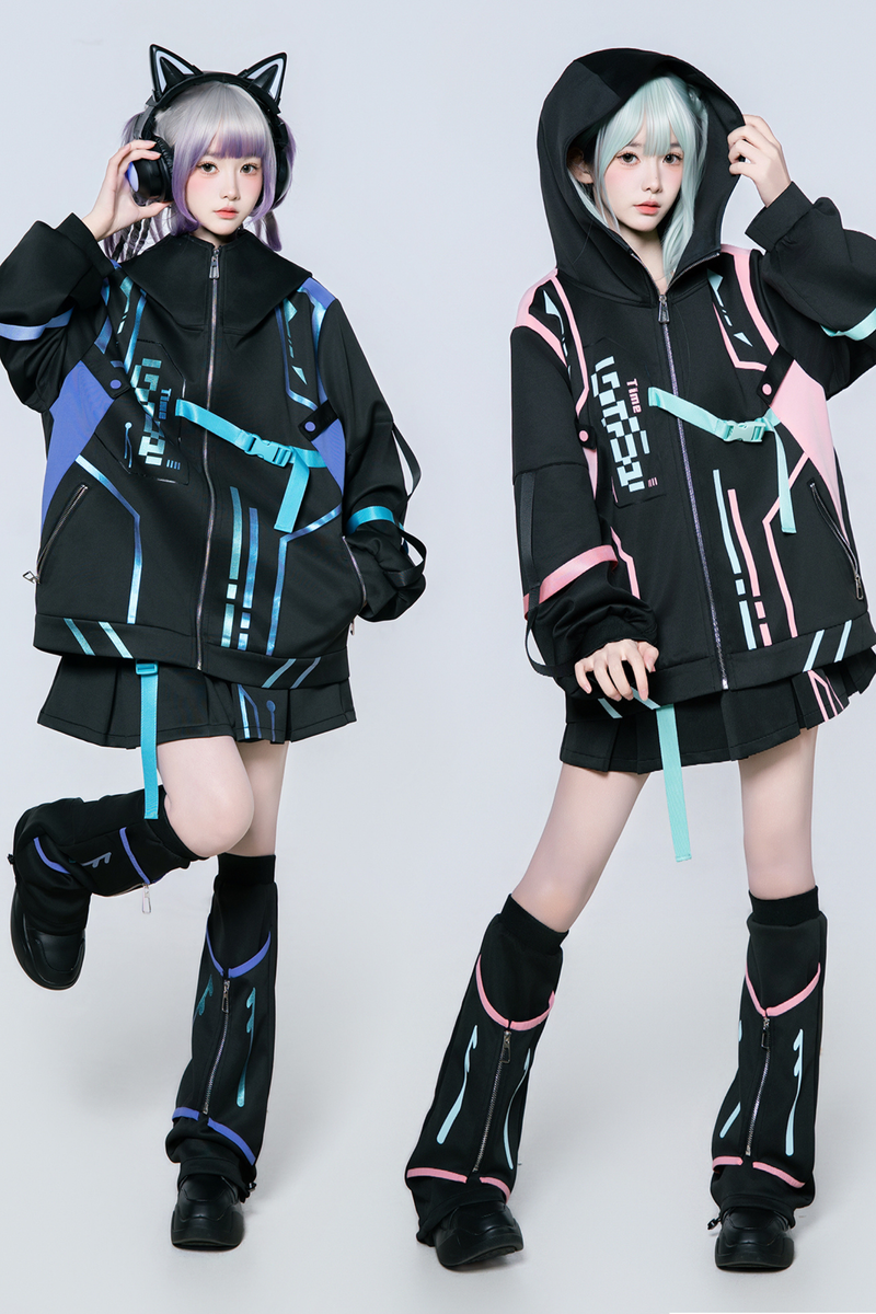 Overload Anime Girl Jacket + Skirt + Leg Cover