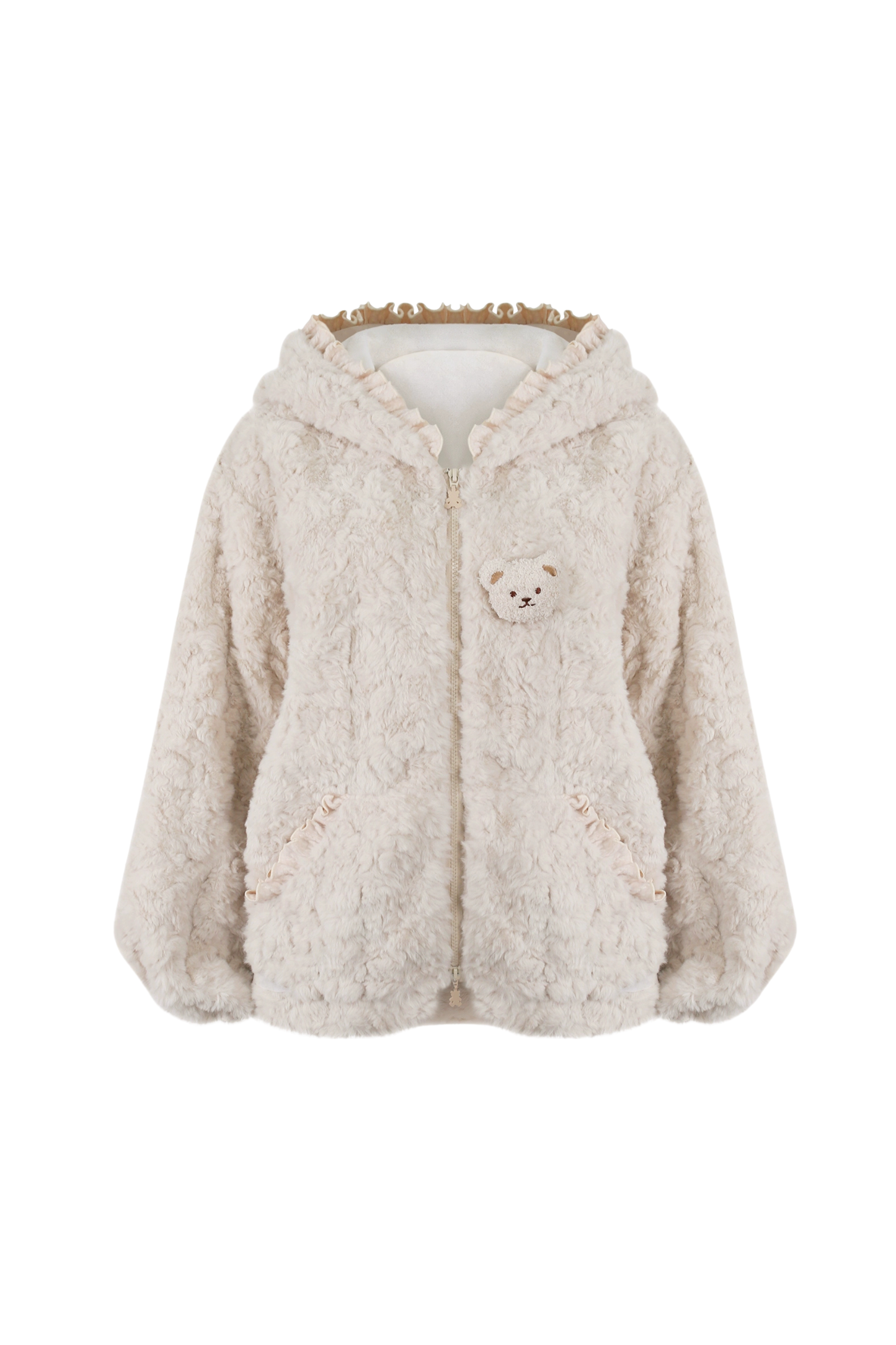 Bear Cake House Knit Top + Bear Suspender Pants + Bear Plush Jacket