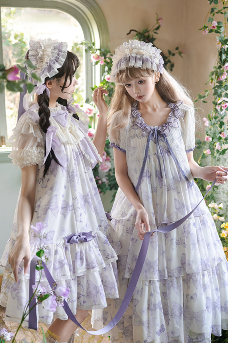 Evergarden Lolita Dress + Shirt + Cardigan