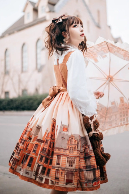 Lantern Sleeve Blouse