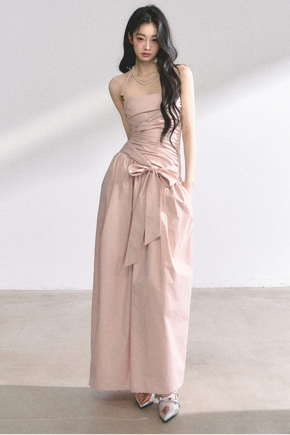 Halter Neck Long Dress
