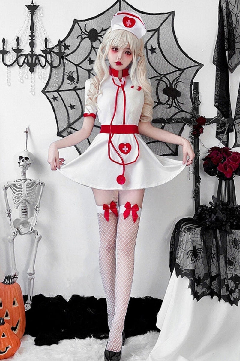 Female Atmosphere Nurse Cosplay Dress