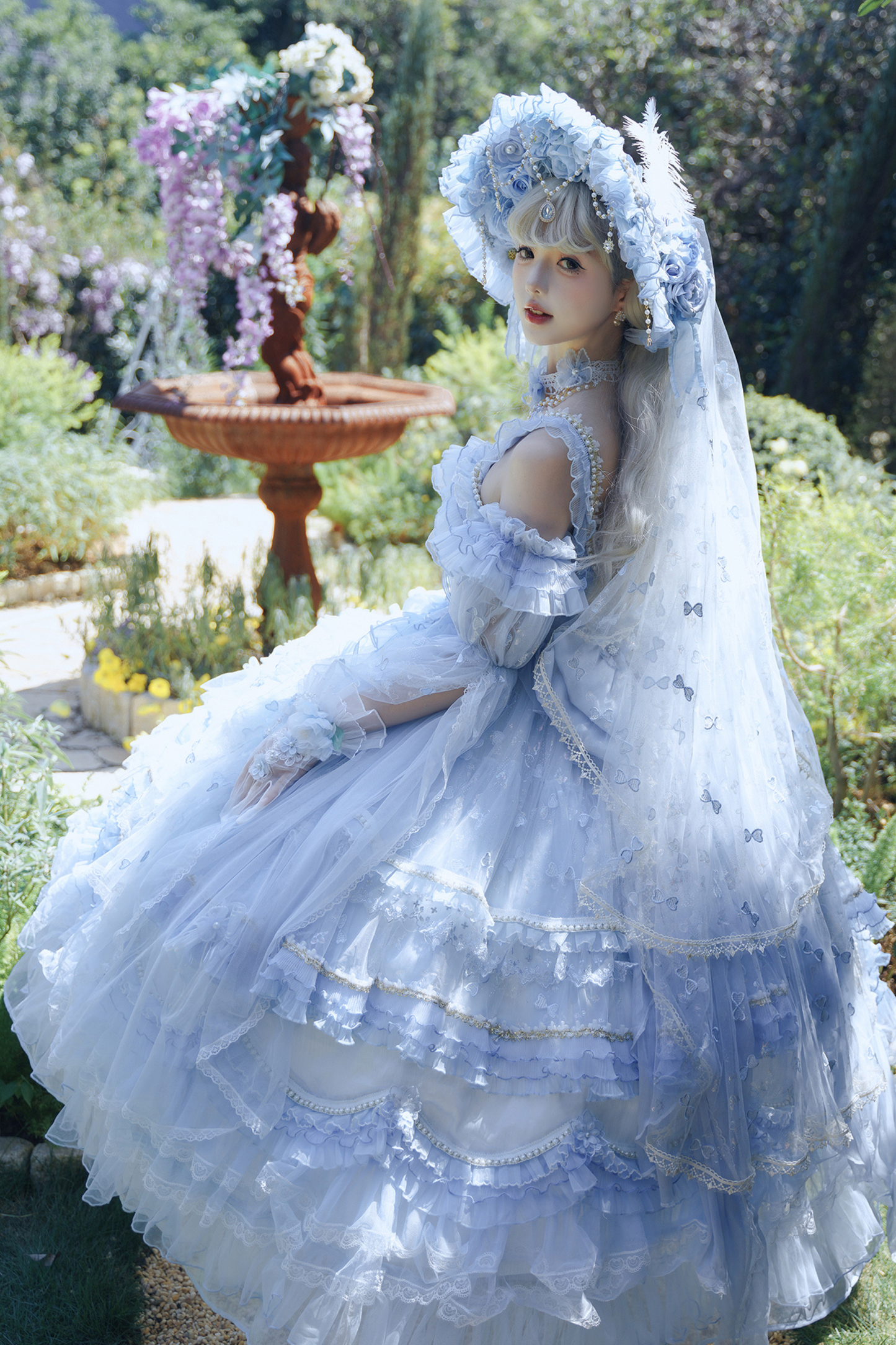 Ice Blue Princess Medium Lolita Dress