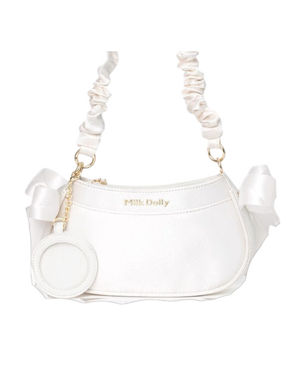 Floating Cat Satin One Shoulder Bag