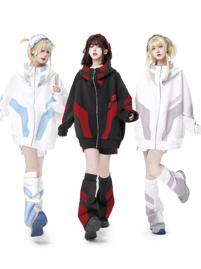 Subculture Jersey Jacket + Shorts + Headband + Leg Warmers