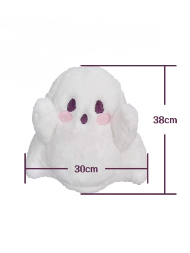 Fluffy White Ghost Backpack